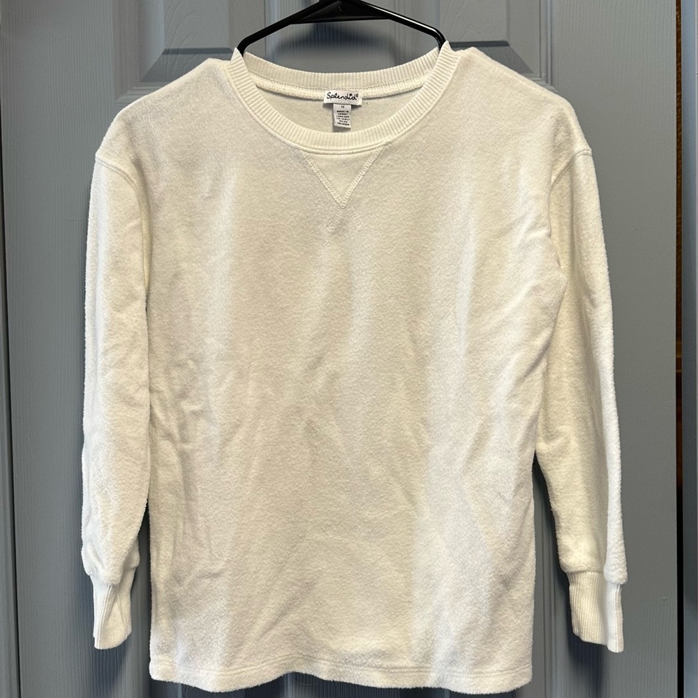 Splendid Cream Crewneck Sweater